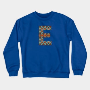 Letter E- boho design Crewneck Sweatshirt